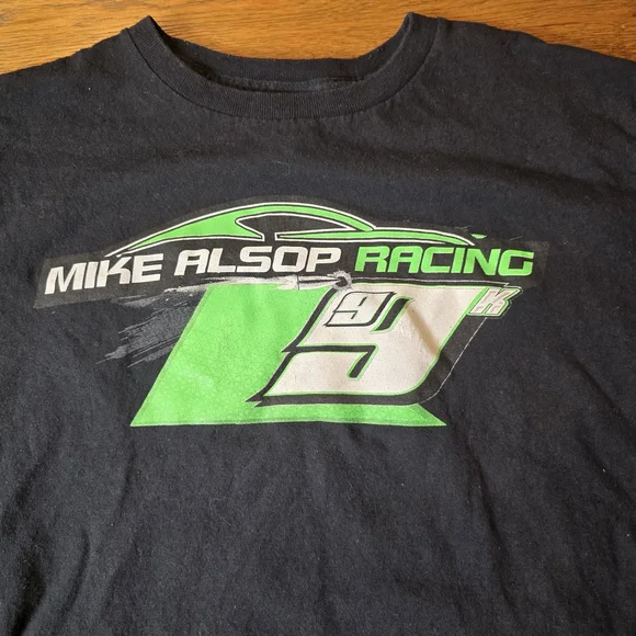 Jerrad Krick Racing T Shirt Earl Park Indiana Dirt Track Mike Alsop Racing Youth - Picture 4 of 5